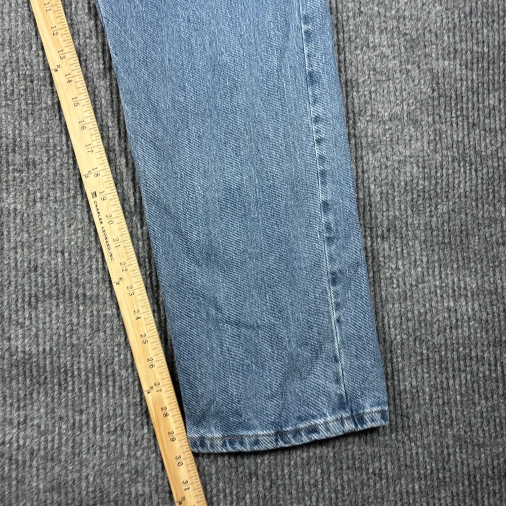 Wrangler Jeans Mens 38x30 Blue Premium Quality Straight Leg Denim Casual